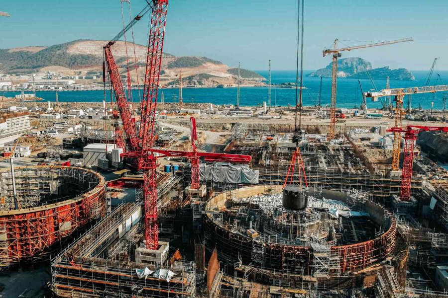 Akkuyu Nükleer Güç Santrali’nin 3’üncü Ünitesine Ait Kor Tutucu Sahaya Ulaştı