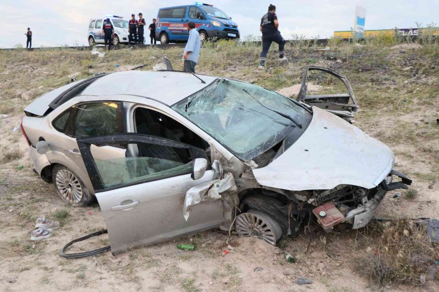 Aksaray’da Otomobil Takla Attı: 1 Ölü, 6 Yaralı