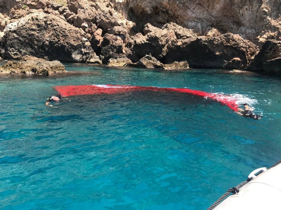 Deniz Polisinden Türk Bayrağı Operasyonu