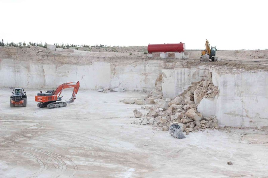 Karaman’ın Traverteni Dünyaya Satılıyor