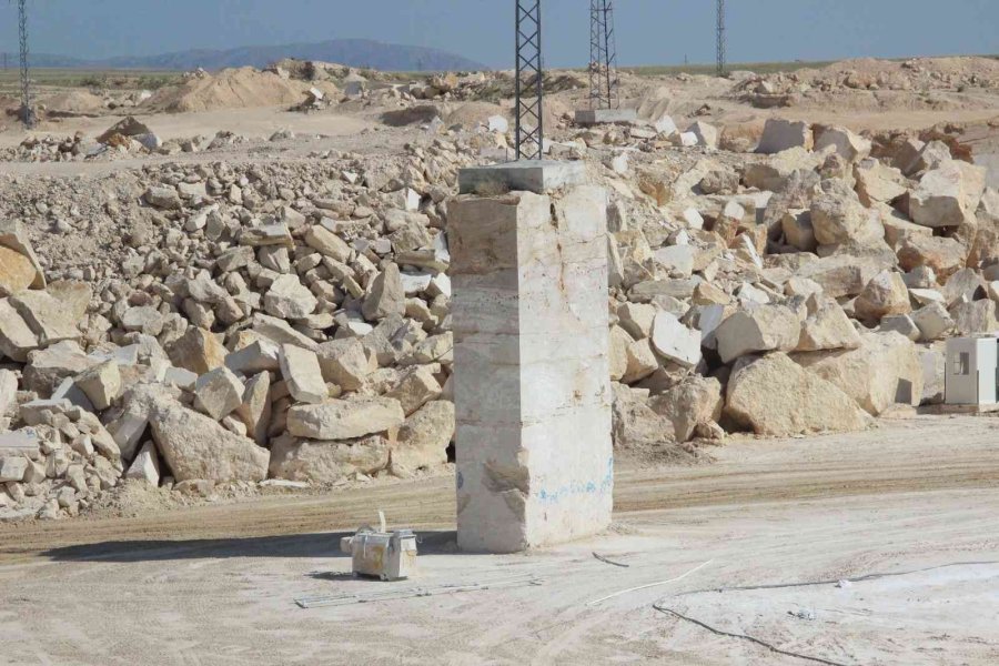 Karaman’ın Traverteni Dünyaya Satılıyor