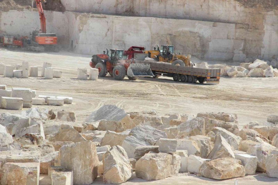 Karaman’ın Traverteni Dünyaya Satılıyor