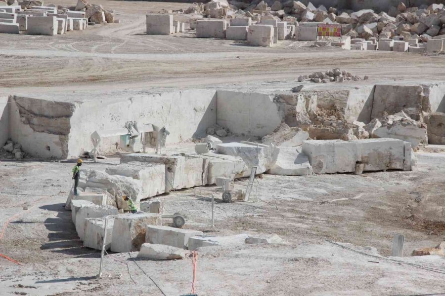 Karaman’ın Traverteni Dünyaya Satılıyor