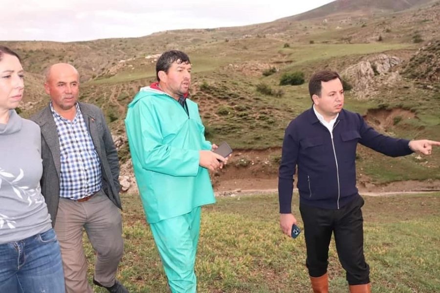 Yaylada Sel Sonrası 23 Küçükbaş Hayvan Telef Oldu