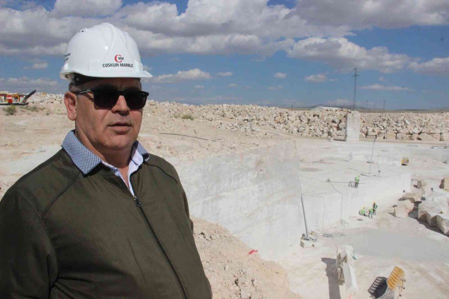 Karaman’ın Traverteni Dünyaya Satılıyor