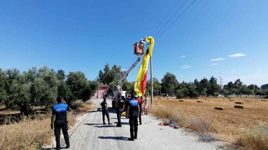 Alman Uyruklu İki Kadın Turist Havada Paniği Yaşadı