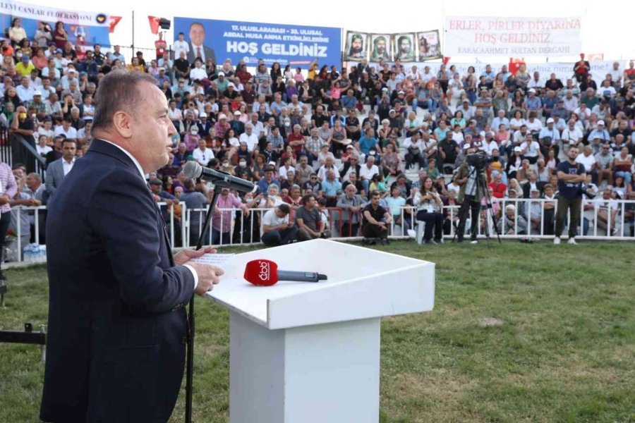Başkan Böcek: “abdal Musa’nın Sevgisini, Hoşgörüsünü, Dürüstlüğünü İlke Edindik”