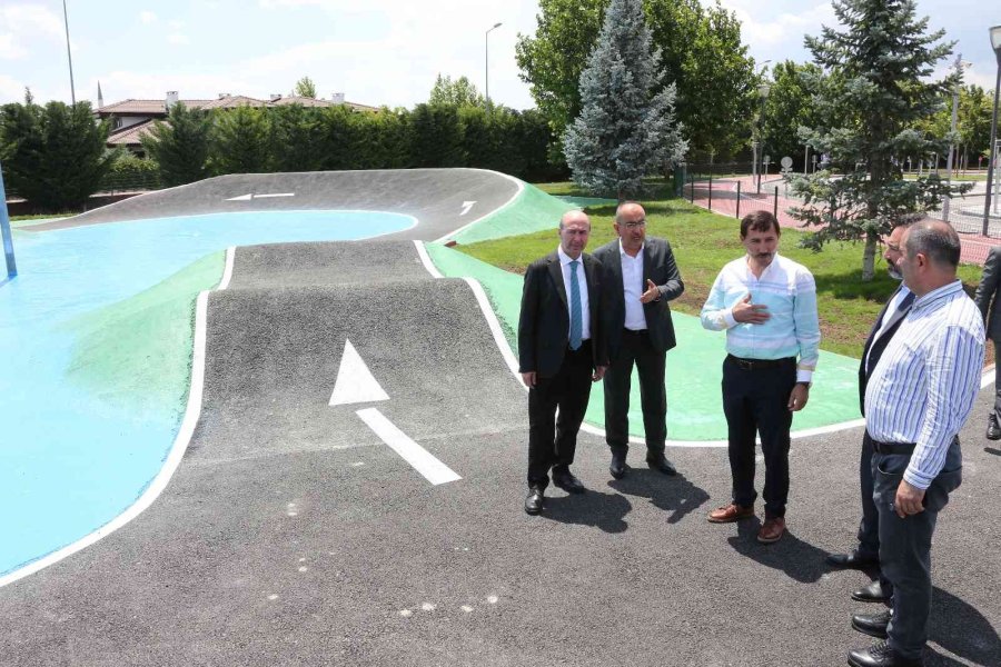 Meram’da Gençler Bisiklet Parkuruna Kavuştu