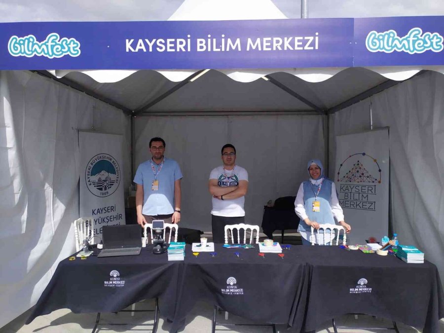 Kayseri Bilim Merkezi, Konya Bilimfest’te İlgi Odağı Oldu