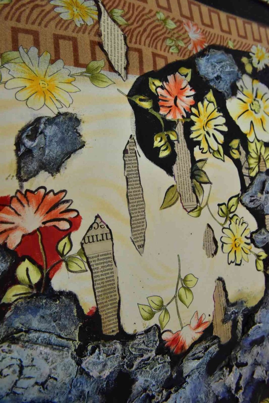 Yörük Kültürü Yazmalı Tabloda