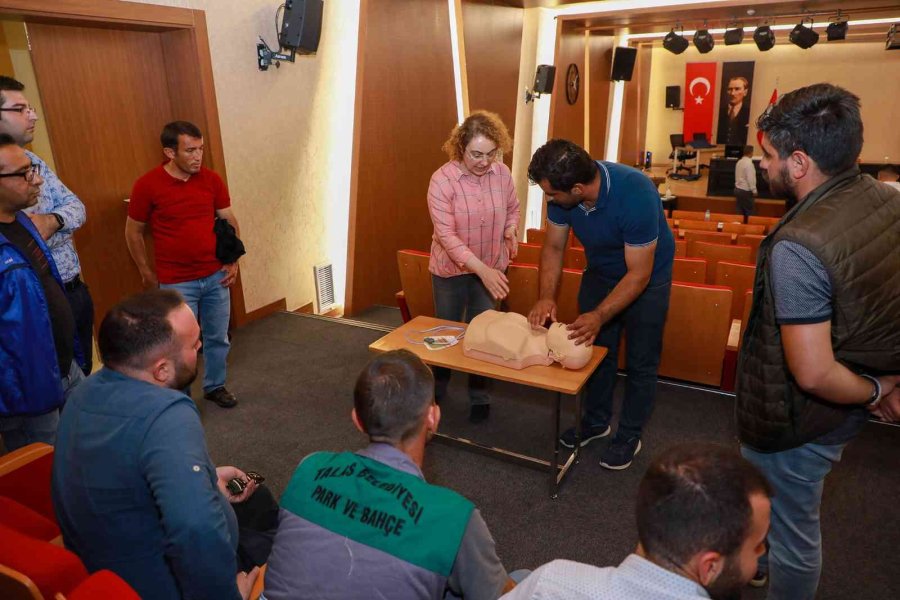 Talas Personeline İlk Yardım Eğitimi