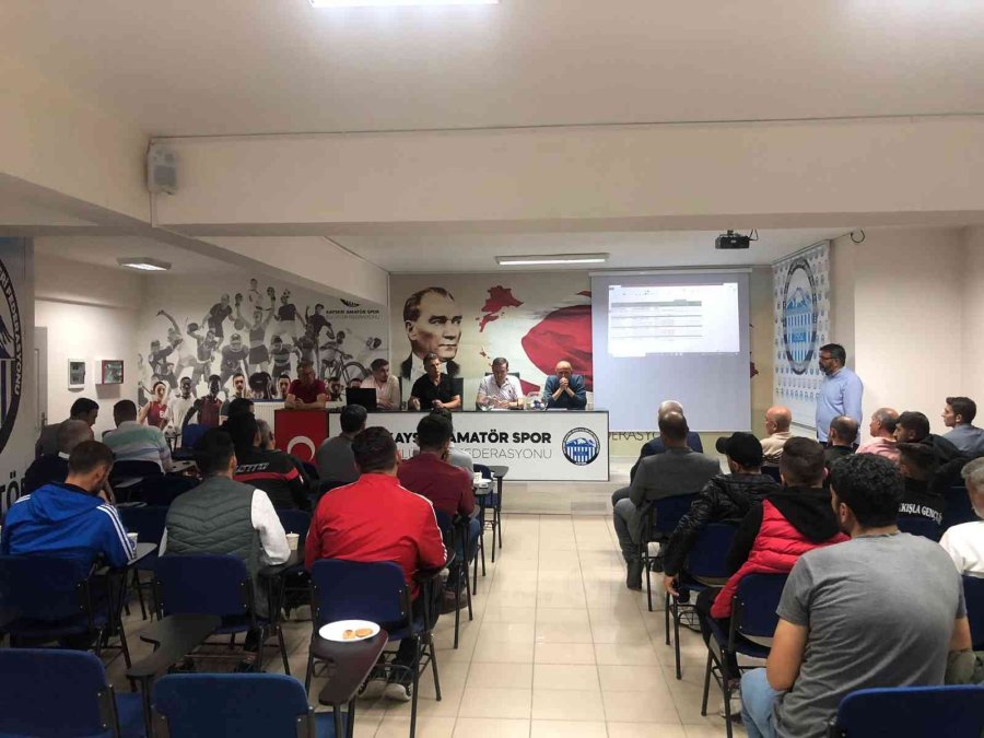 Kayseri 1. Amatör Küme Play-off Ve Play-out Programı Belli Oldu