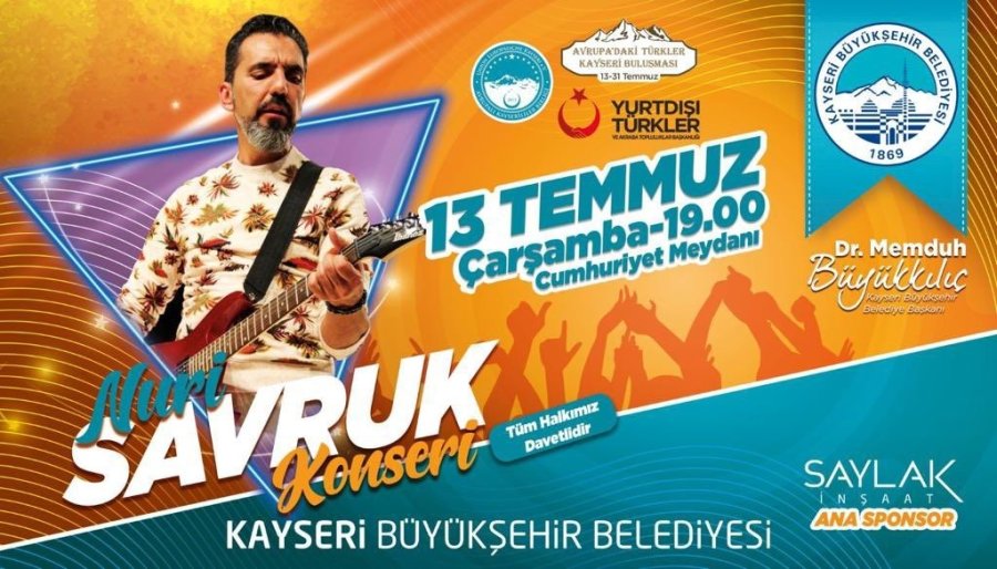 Başkan Byüükkılıç: "temmuz’da Kayseri Rüzgarı Estireceğiz"