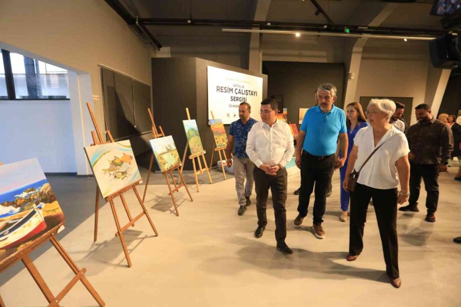 Antalya Resim Çalıştayı Sergisi Kapıları Açtı