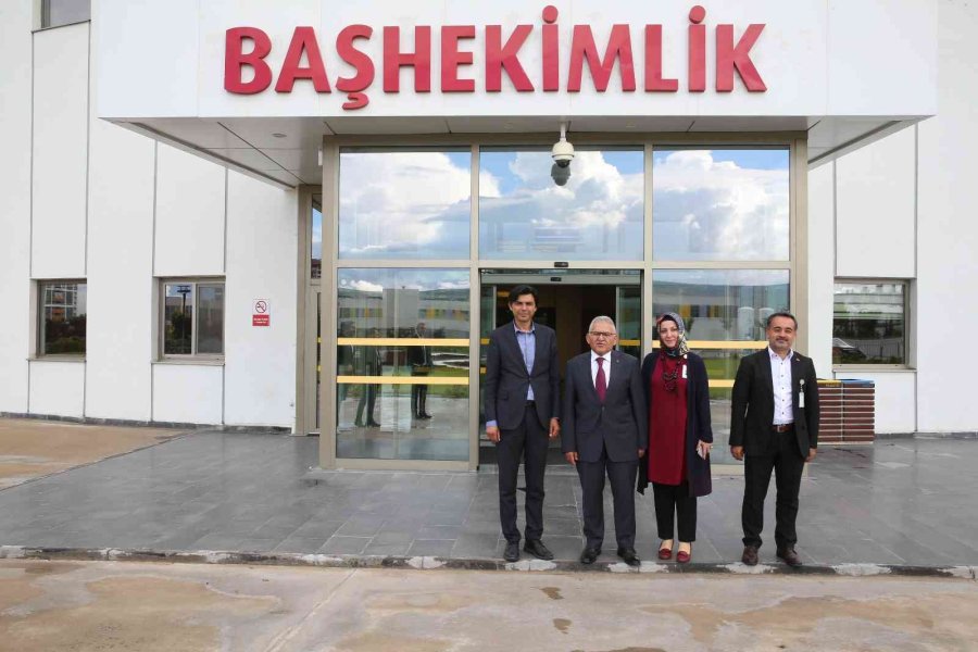 Başkan Büyükkılıç’tan Başhekim Koyuncu’ya ’hayırlı Olsun’ Ziyareti