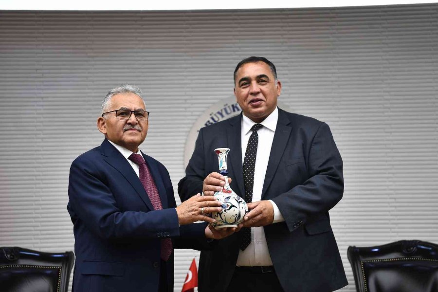 Büyükkılıç’tan Kardeş Şehir Misrata Heyetine Mehteranlı Coşkulu Karşılama