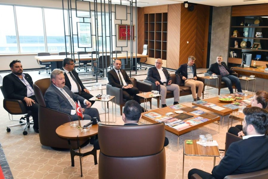 Başkan Palancıoğlu, Başkan Yalçın’ı Ziyaret Etti