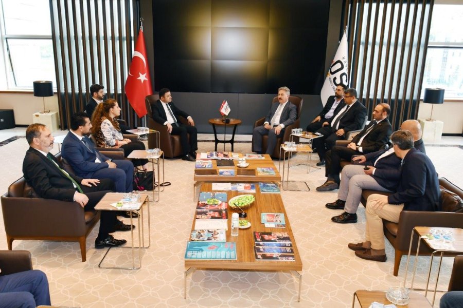 Başkan Palancıoğlu, Başkan Yalçın’ı Ziyaret Etti