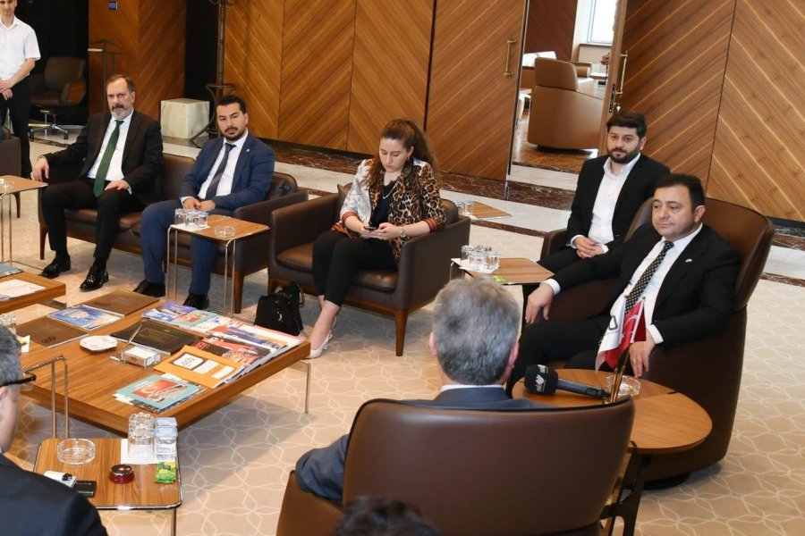 Başkan Palancıoğlu, Başkan Yalçın’ı Ziyaret Etti