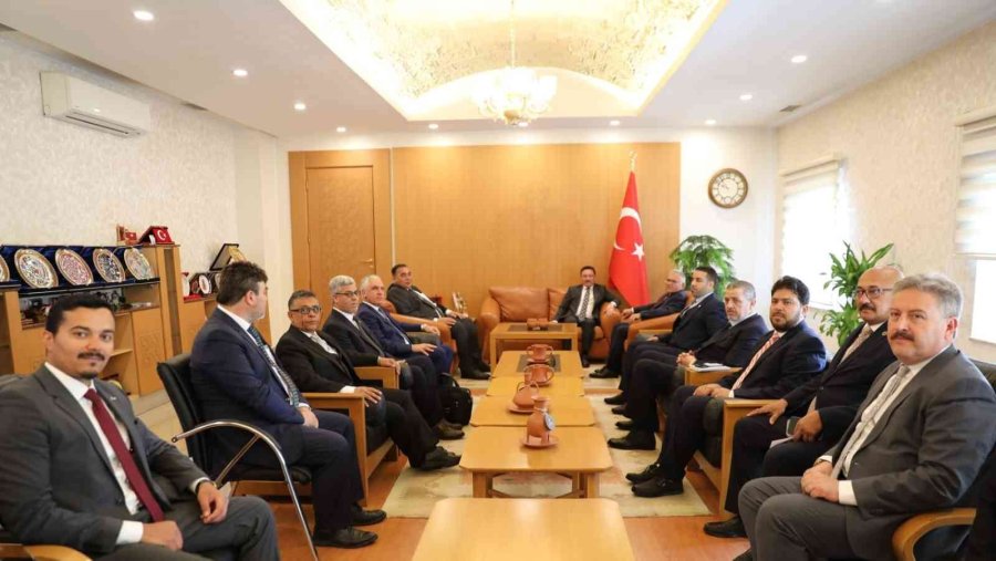 Libya Heyeti’nden Vali Çiçek’e Ziyaret