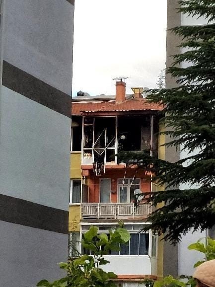 Eskişehir’de Yangın Paniğe Sebep Oldu