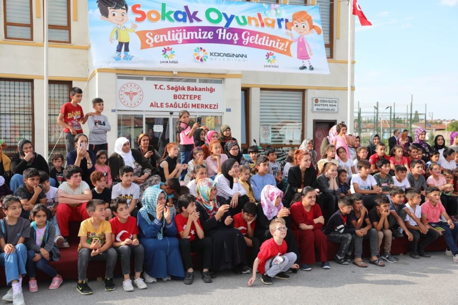 Kocasinanlı Çocuklar Sokak Oyunlarıyla Daha Mutlu