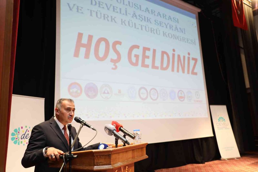 3. Uluslararası Develi-âşık Seyrani Ve Türk Kültürü Kongresi Başladı
