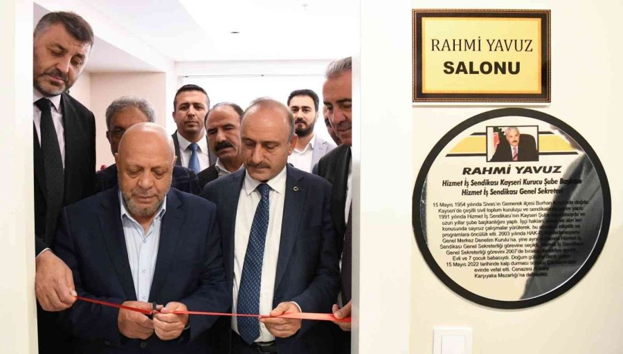 Hizmet-iş Sendikası’nda Rahmi Yavuz Unutulmadı
