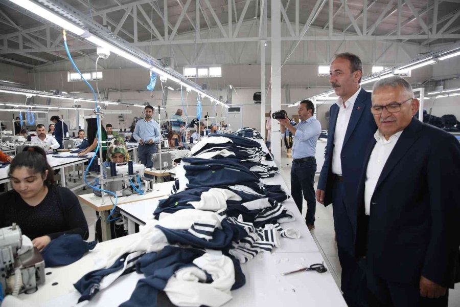 Büyükkılıç, Tomarza’da Yurt Temeli Attı, Dikimevinde İncelemede Bulundu