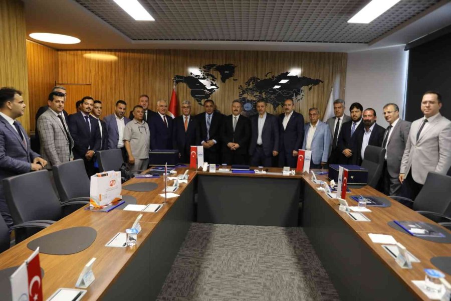 Başkan Palancıoğlu, Libyalı Heyeti Serbest Bölge’de Ağırladı