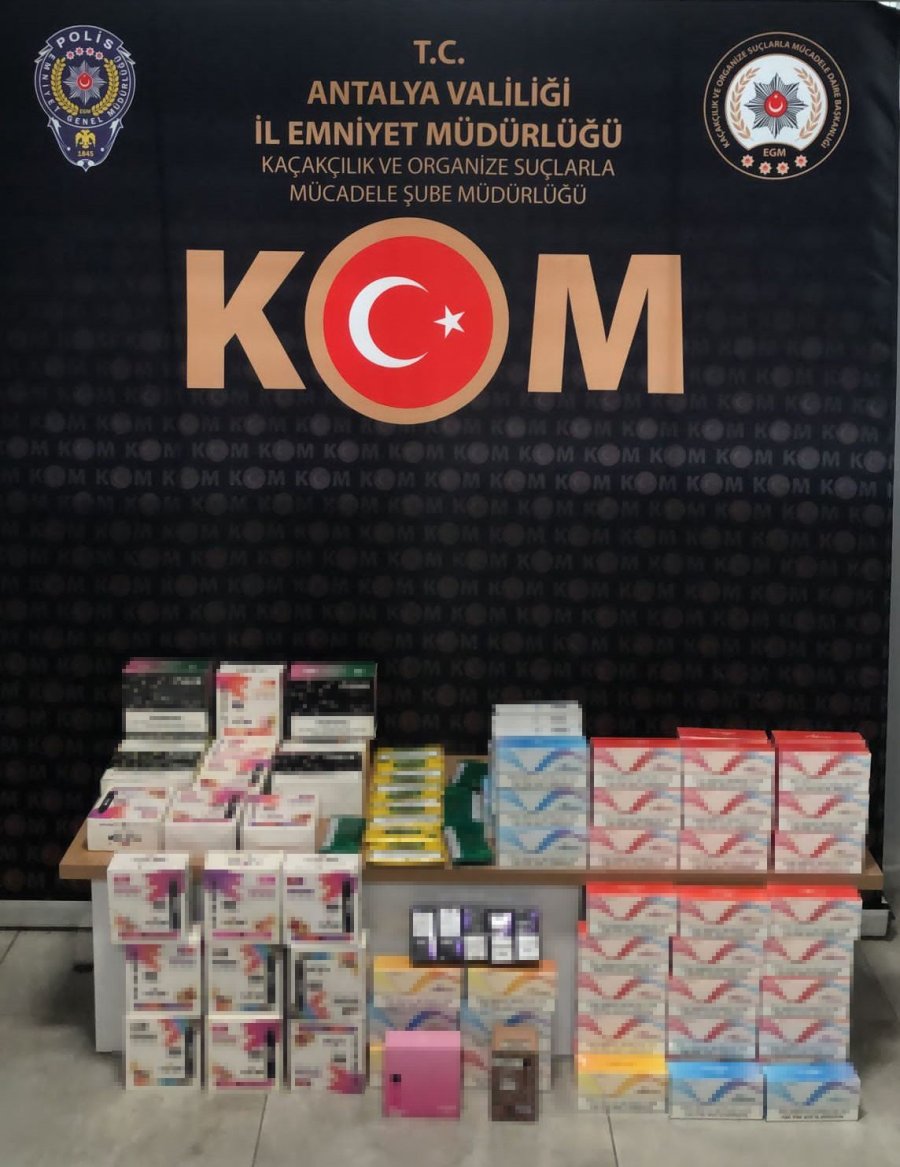 Antalya’da Kaçak Sigara Operasyonu