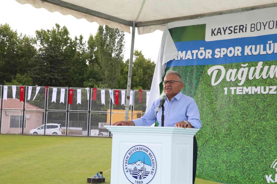 Başkan Büyükkılıç’tan Amatör Spor Kulüplerine 350 Bin Tl’lik Destek