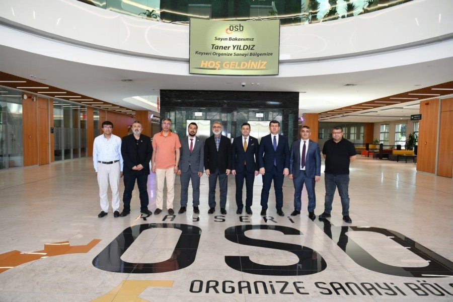Milletvekili Taner Yıldız, Kayseri Osb Başkanı Mehmet Yalçın’ı Ziyaret Etti