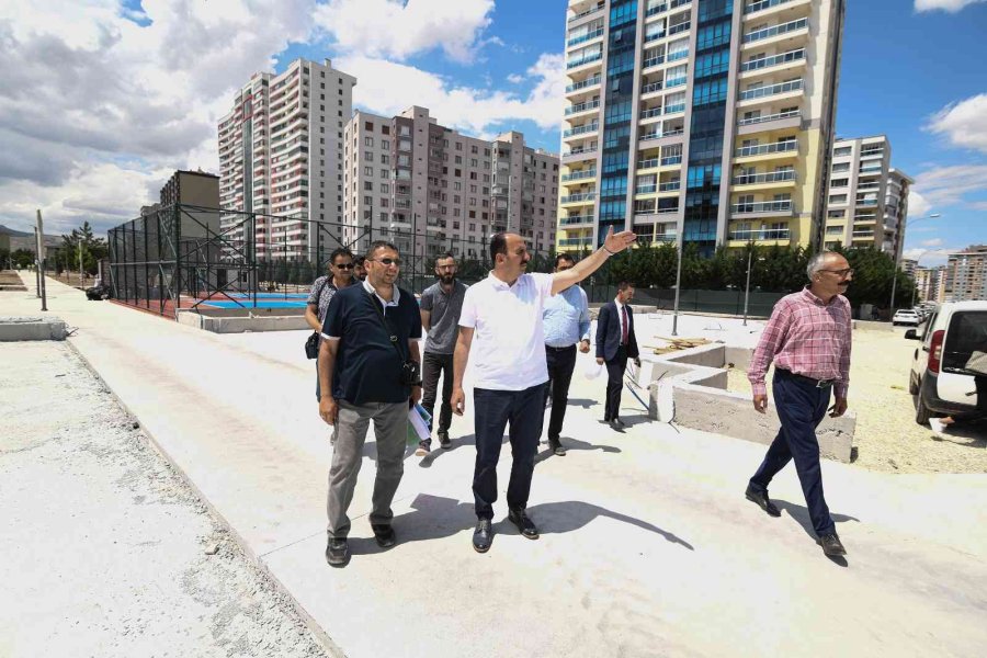 Başkan Altay: “şefik Can Parkı Yeşil Dokusuyla Sosyal Hayata Katkı Sağlayacak”