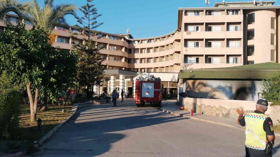 Manavgat’ta 5 Yıldızlı Otelde Yangın Paniği