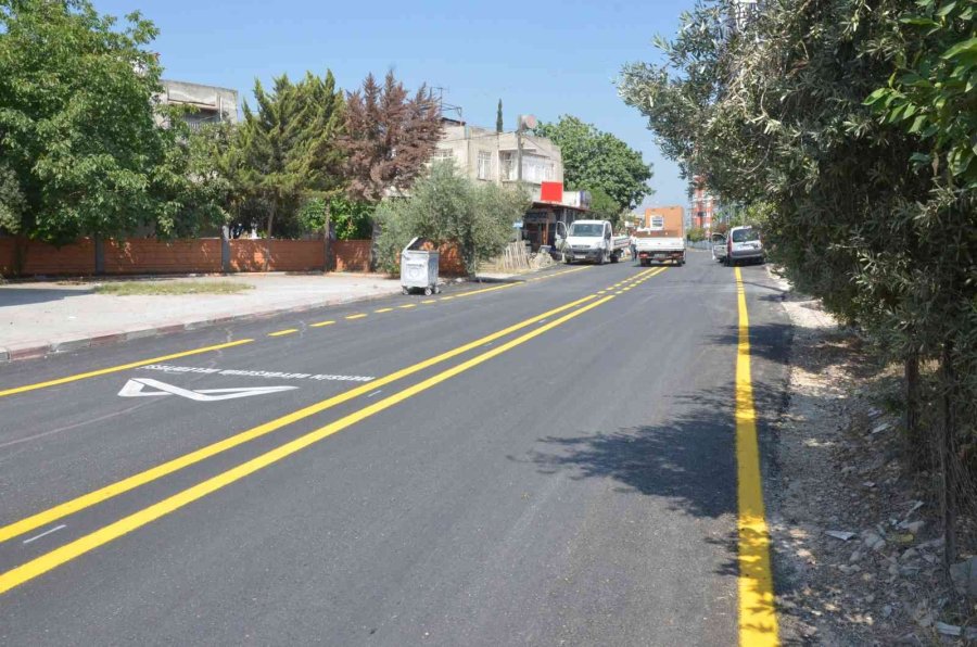 Tarsus’ta Asflat Çalışmaları Sürüyor