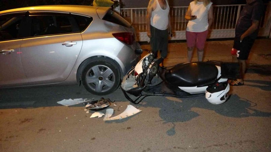 Kazaya Karışan Motosikletteki Yolcu Kadın: “çok Temiz Düştük, Vallahi İyi Düştük”