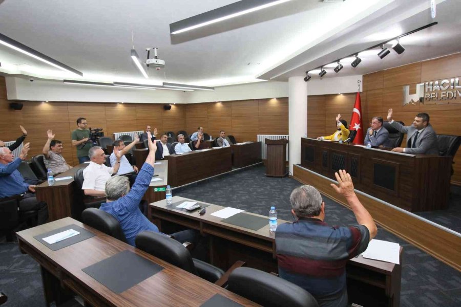 Hacılar Belediyesi Meclisi Temmuz Ayı Toplantısı’nı Yaptı