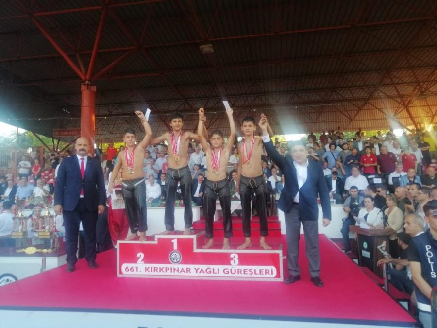 Kaş Belediye Sporun Minik Güreşçisi Kırkpınar’da Üçüncü Oldu