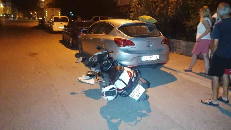 Kazaya Karışan Motosikletteki Yolcu Kadın: “çok Temiz Düştük, Vallahi İyi Düştük”