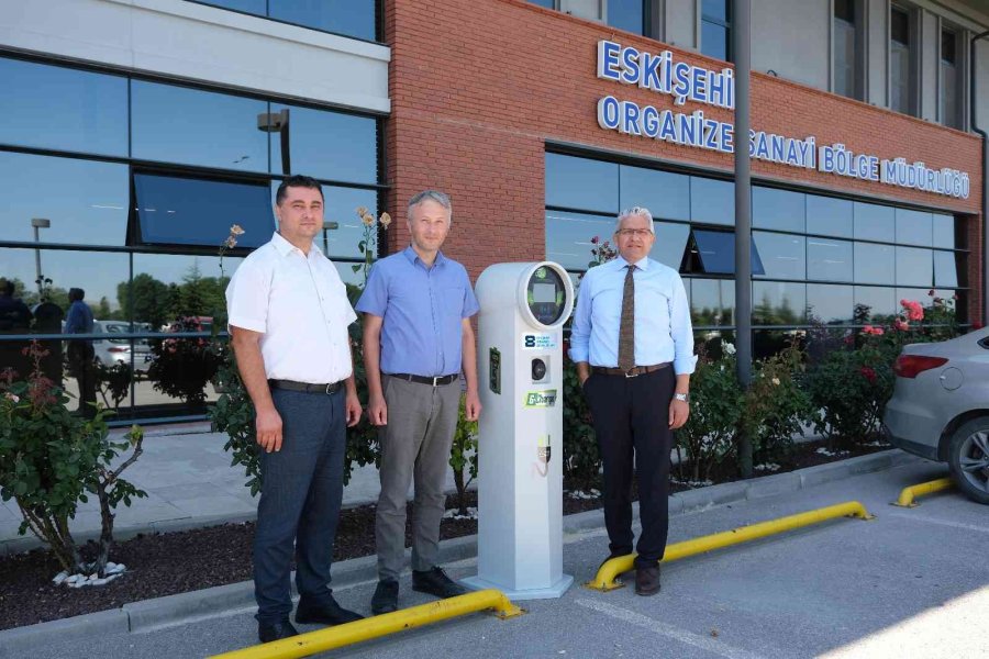 Eskişehir Osb Elektrikli Araçlar İçin Şarj İstasyonları Kuruyor