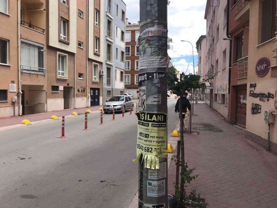 Gizemli İş İlanı Afişleri Tüm Sokakları Sardı