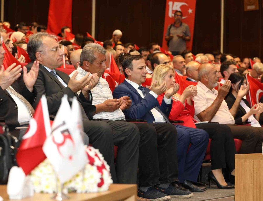 Erü’de “15 Temmuz Gecesi Sergilenen Milli Duruş” Konulu Konferans