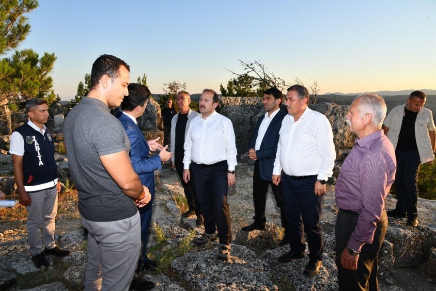 Vali Pehlivan Meydancık Kalesinde İncelemelerde Bulundu