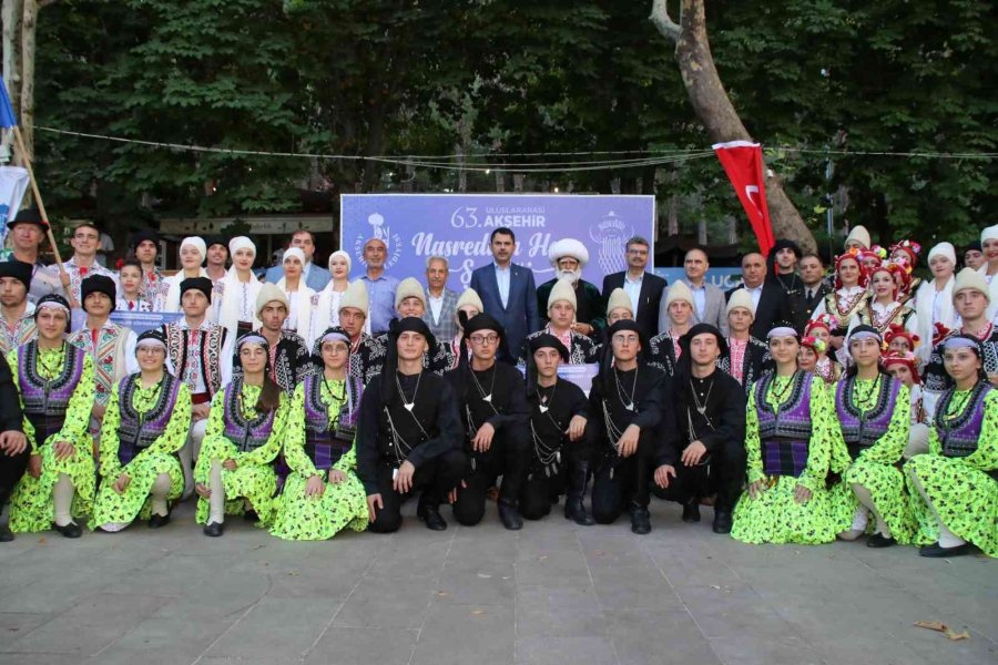 Bakan Kurum 63. Uluslararası Akşehir Nasreddin Hoca Şenliği’ne Katıldı