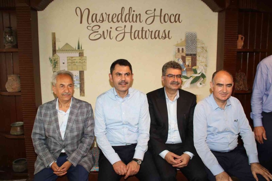 Bakan Kurum 63. Uluslararası Akşehir Nasreddin Hoca Şenliği’ne Katıldı