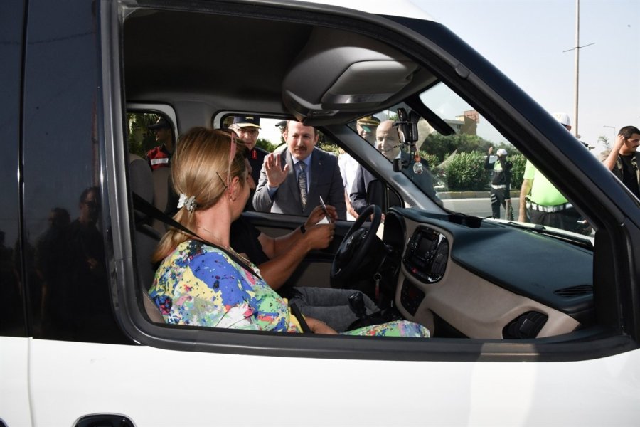 Vali Pehlivan Trafik Denetimlerine Katıldı