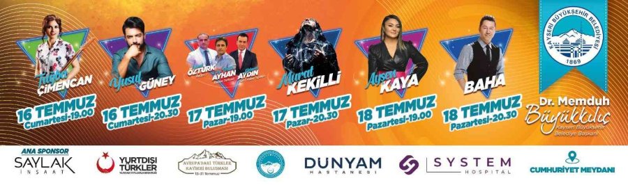 Gurbetçiler Kayseri’de Buluşuyor, Temmuzda Büyükşehir Rüzgarı Esiyor