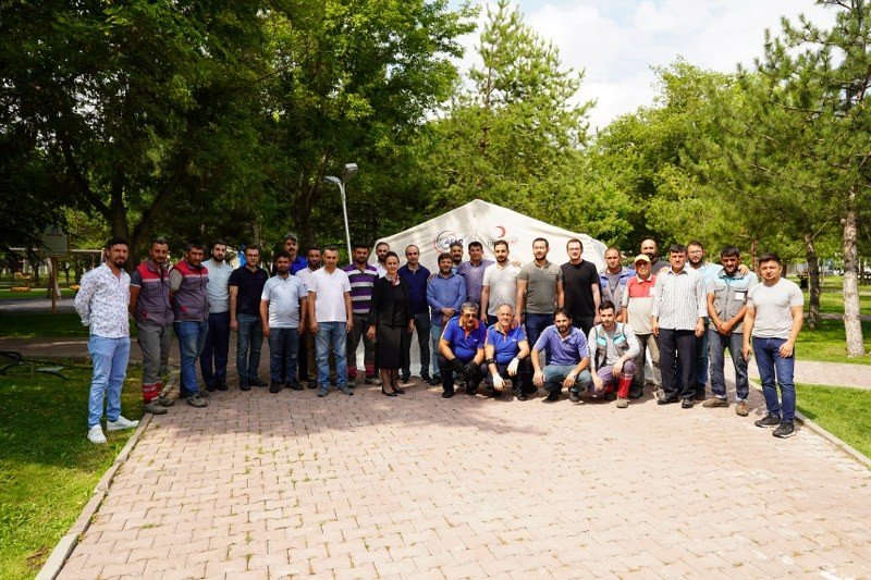 Melikgazi Belediye Personeline Afad’dan Uygulamalı Eğitim