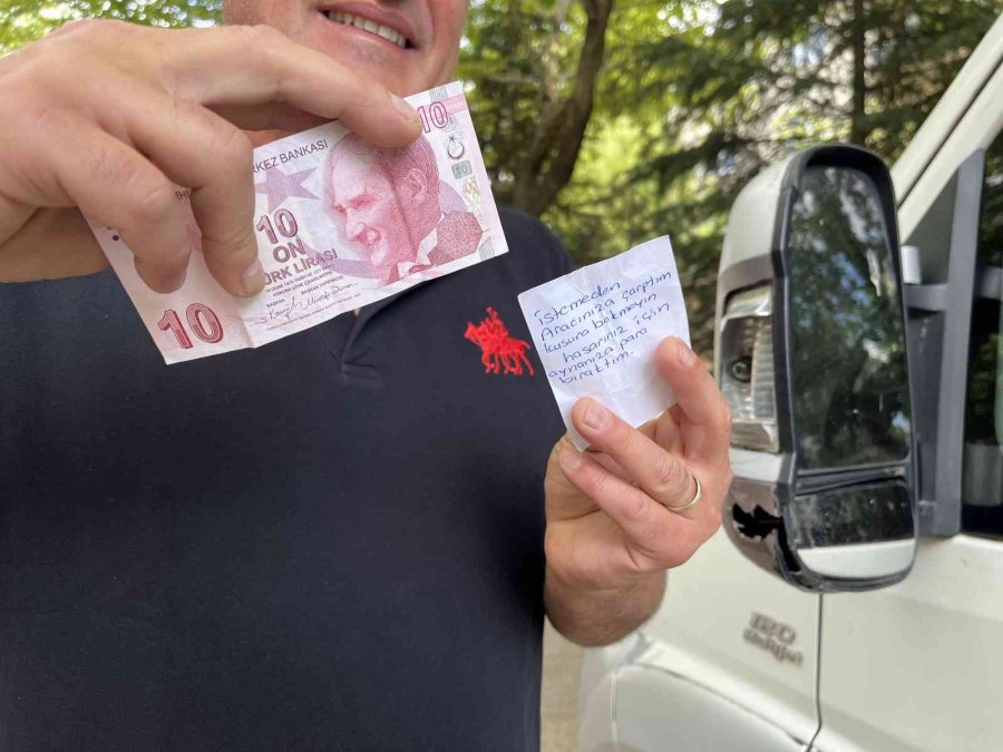 2 Bin 300 Liralık Masrafına Karşı 10 Tl Bırakılan Sürücü Şaşkınlığını Anlattı